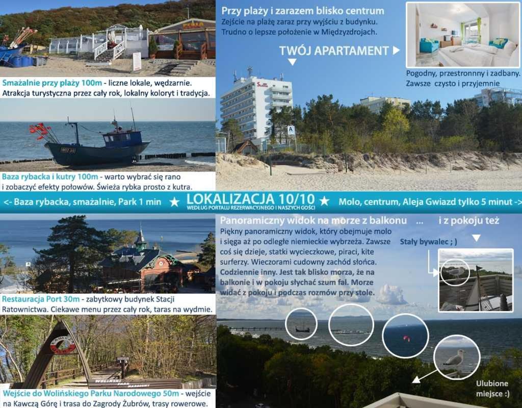 Apartament z panoramicznym widokiem na morze blisko plaży i centrum PL ENG DE Międzyzdroje Zewnętrze zdjęcie